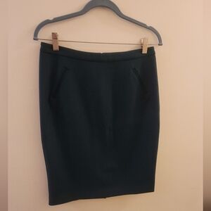 Ann Taylor Loft Teal Pencil Skirt Size 4